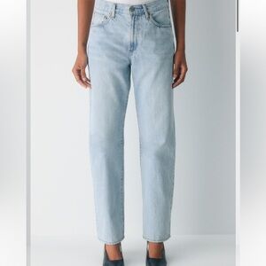 Aritzia Denim Forum 90s Marlo Hi-Rise Baggy Jean Light Wash Size 27